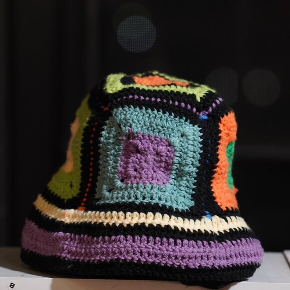 Knitted Hat Multi-Color - Picture 2 of 4